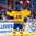 BUFFALO, NEW YORK - JANUARY 4: Sweden's Alexander Nylander #19 celebrates a shorthanded goal by Oskar Steen #29 during the semi-final round of the 2018 IIHF World Junior Championship. (Photo by Andrea Cardin/HHOF-IIHF Images)

